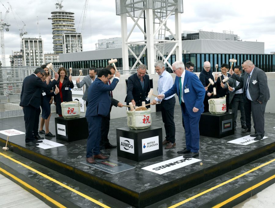 One Wood Crescent Topping Out