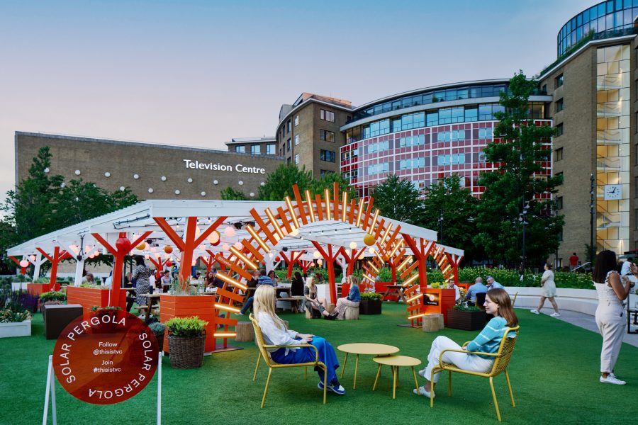 Solar Pergola At Television Centre White City Credit Gg Archard 1